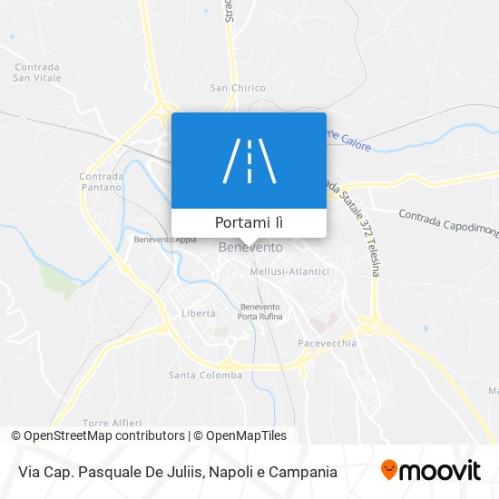 Mappa Via Cap. Pasquale De Juliis