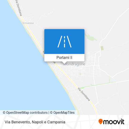 Mappa Via Benevento