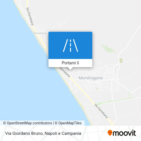 Mappa Via Giordano Bruno