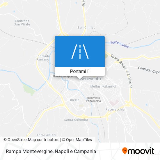 Mappa Rampa Montevergine