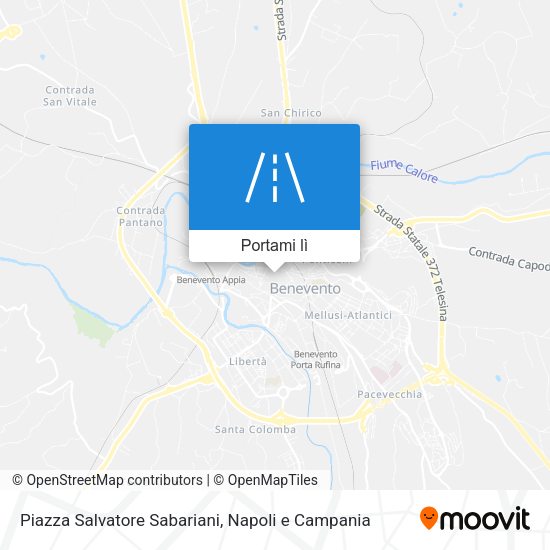 Mappa Piazza Salvatore Sabariani