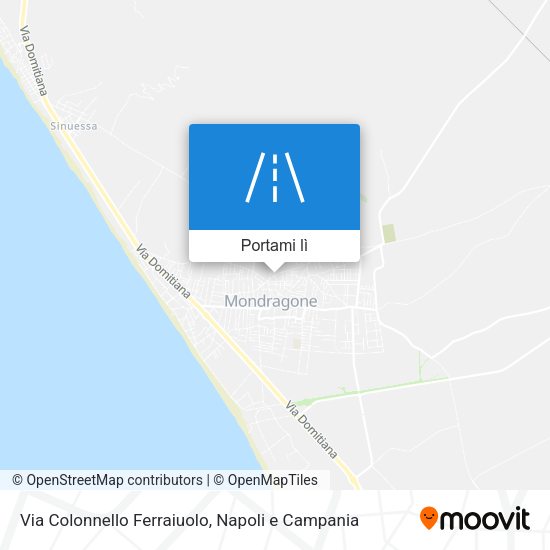 Mappa Via Colonnello Ferraiuolo