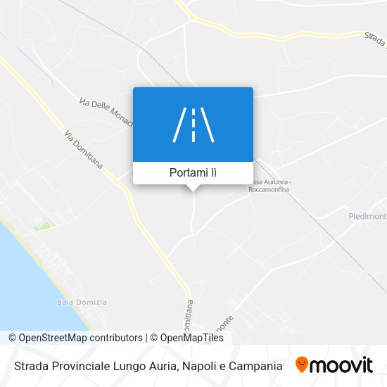 Mappa Strada Provinciale Lungo Auria