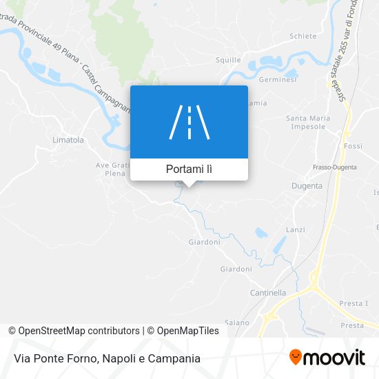 Mappa Via Ponte Forno