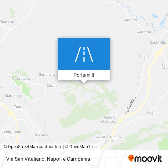Mappa Via San Vitaliano