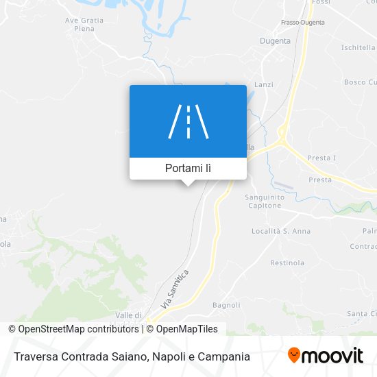 Mappa Traversa Contrada Saiano