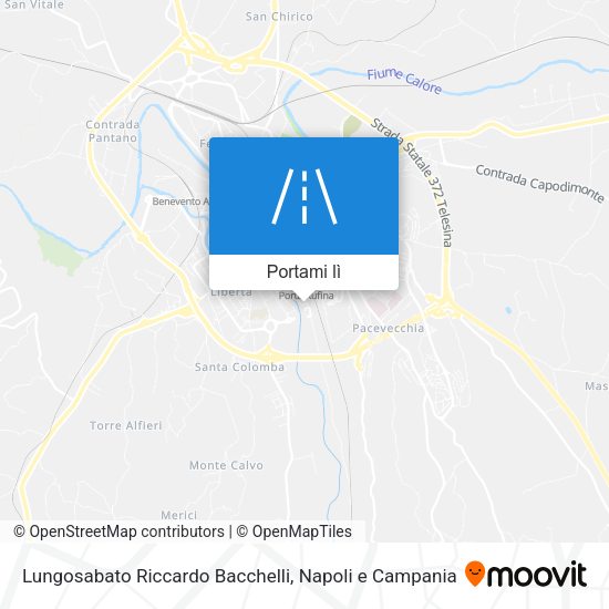 Mappa Lungosabato Riccardo Bacchelli
