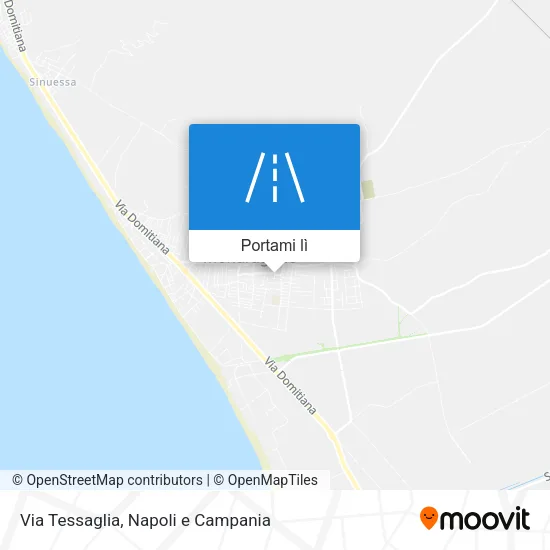 Mappa Via Tessaglia