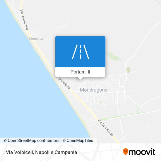 Mappa Via Volpicell