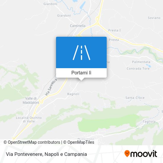 Mappa Via Pontevenere