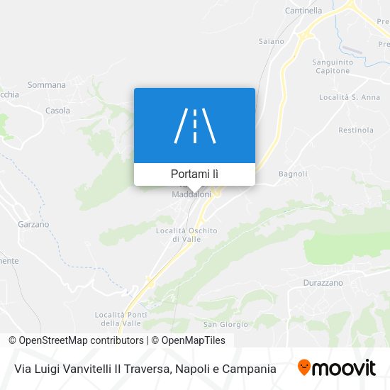 Mappa Via Luigi Vanvitelli II Traversa