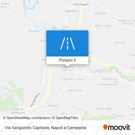 Mappa Via Sanguinito Capitone