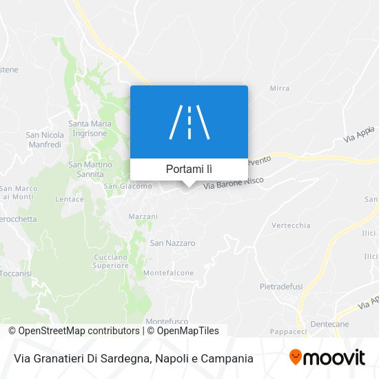Mappa Via Granatieri Di Sardegna