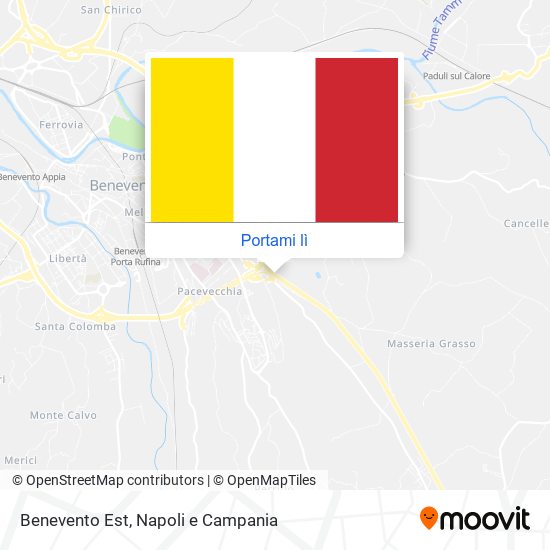 Mappa Benevento Est