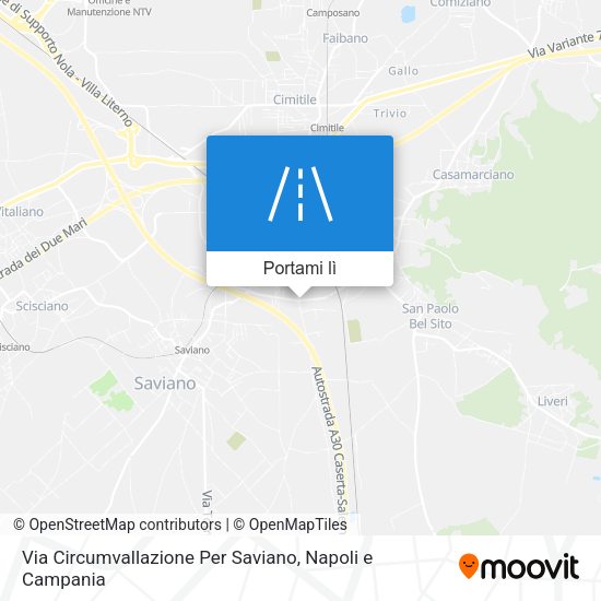Mappa Via Circumvallazione Per Saviano