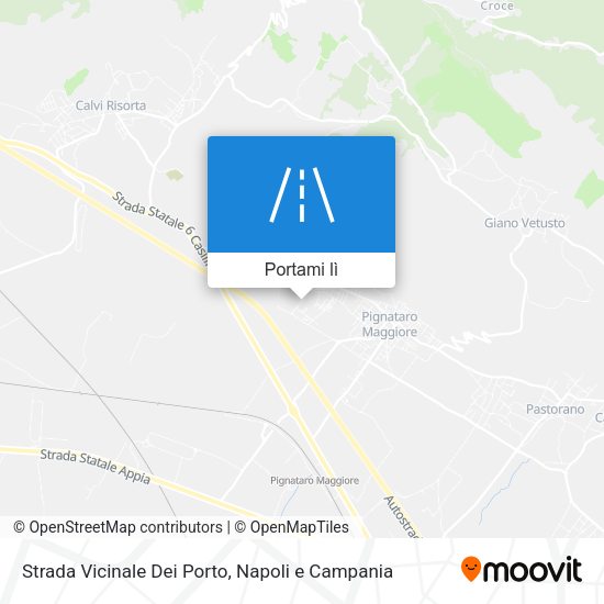 Mappa Strada Vicinale Dei Porto