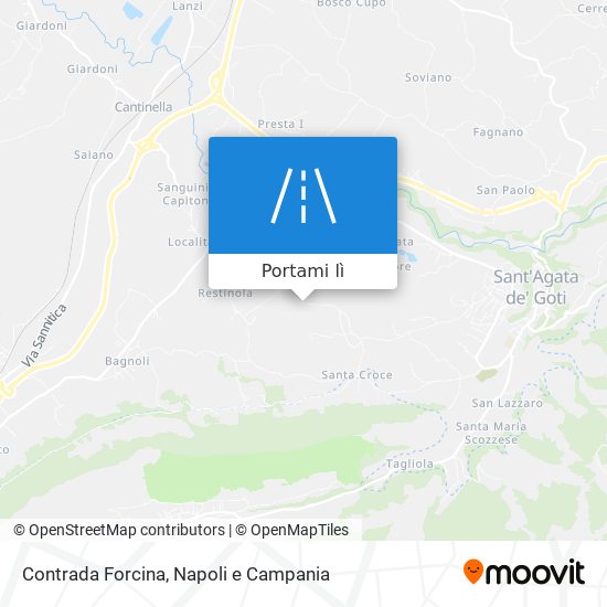 Mappa Contrada Forcina