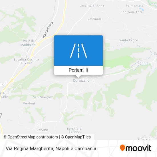 Mappa Via Regina Margherita