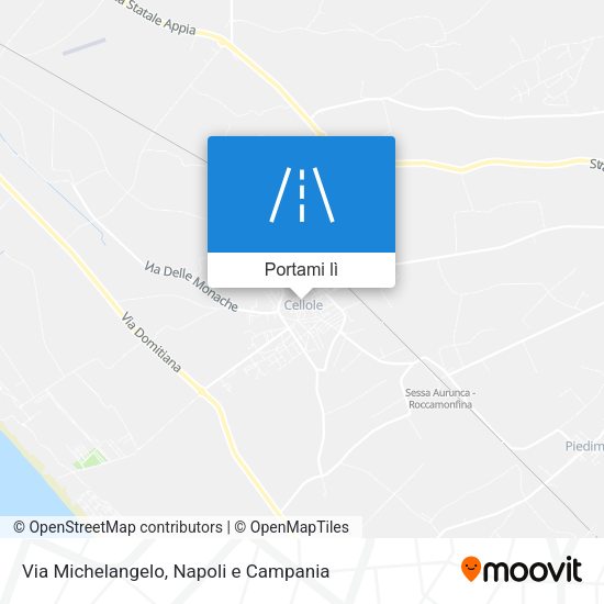 Mappa Via Michelangelo