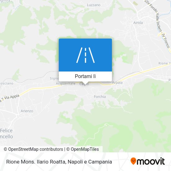 Mappa Rione Mons. Ilario Roatta