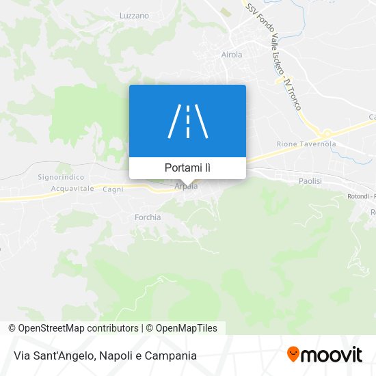 Mappa Via Sant'Angelo