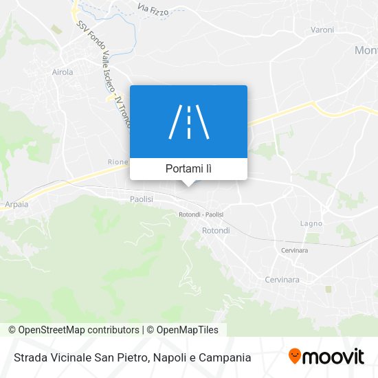 Mappa Strada Vicinale San Pietro