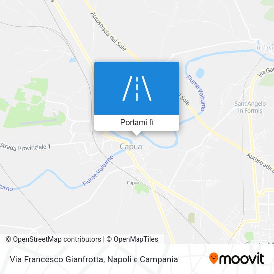 Mappa Via Francesco Gianfrotta