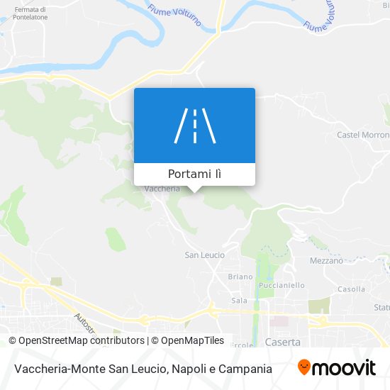 Mappa Vaccheria-Monte San Leucio
