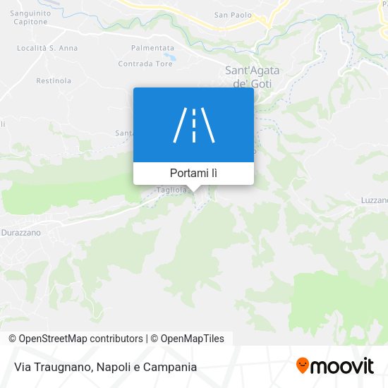 Mappa Via Traugnano