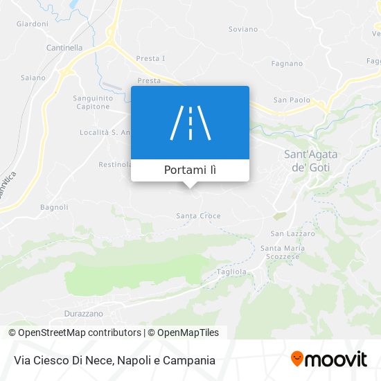 Mappa Via Ciesco Di Nece