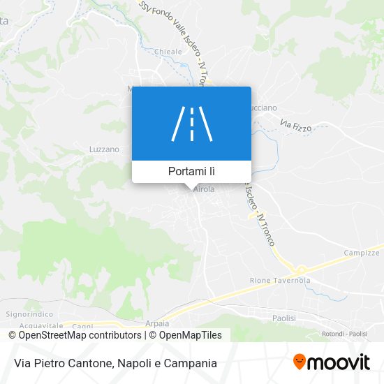 Mappa Via Pietro Cantone