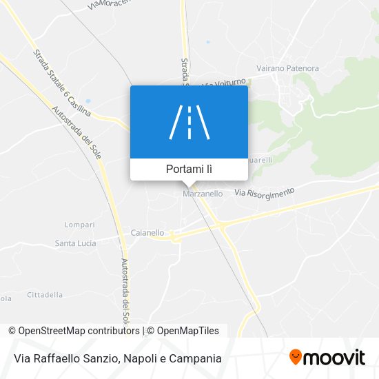 Mappa Via Raffaello Sanzio