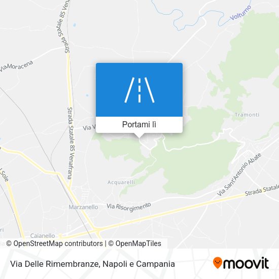Mappa Via Delle Rimembranze