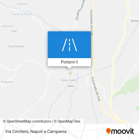Mappa Via Cimitero