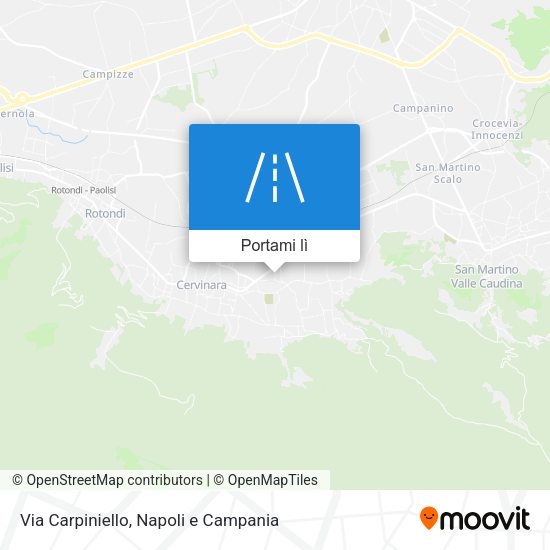 Mappa Via Carpiniello