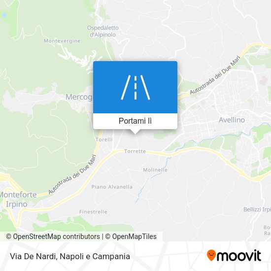 Mappa Via De Nardi