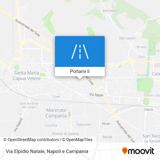Mappa Via Elpidio Natale
