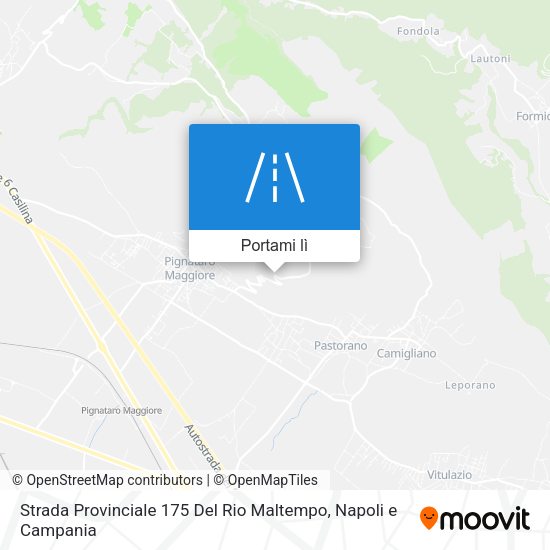Mappa Strada Provinciale 175 Del Rio Maltempo