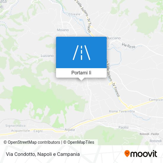 Mappa Via Condotto
