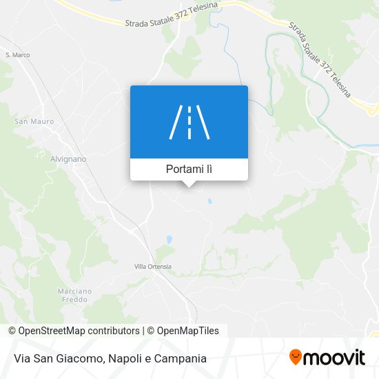 Mappa Via San Giacomo