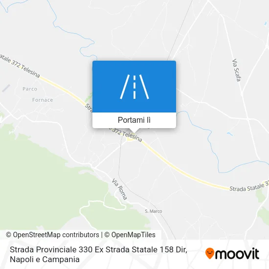 Mappa Strada Provinciale 330 Ex Strada Statale 158 Dir
