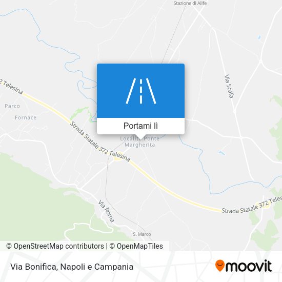 Mappa Via Bonifica