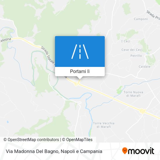 Mappa Via Madonna Del Bagno