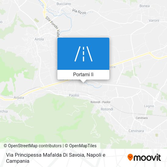 Mappa Via Principessa Mafalda Di Savoia