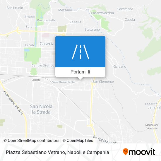 Mappa Piazza Sebastiano Vetrano