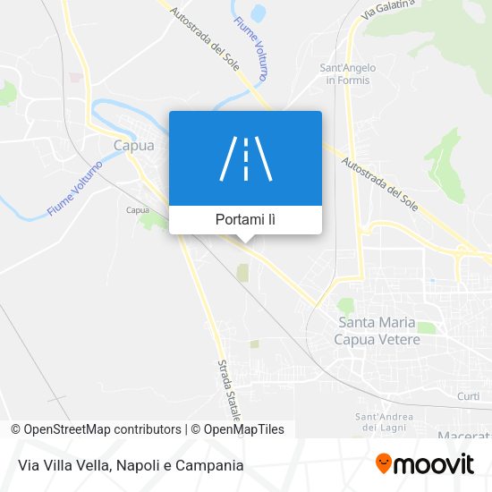 Mappa Via Villa Vella