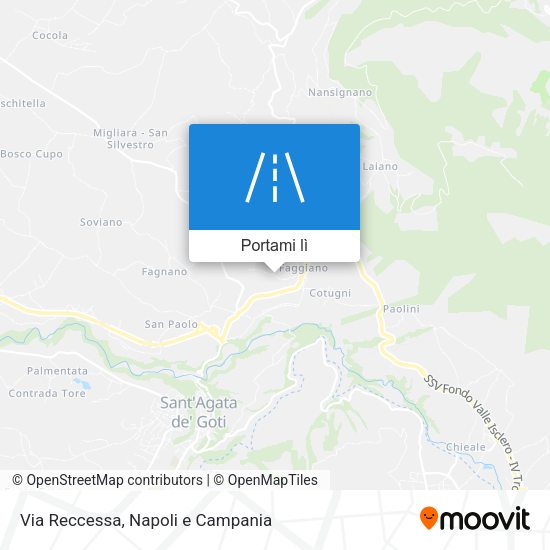Mappa Via Reccessa