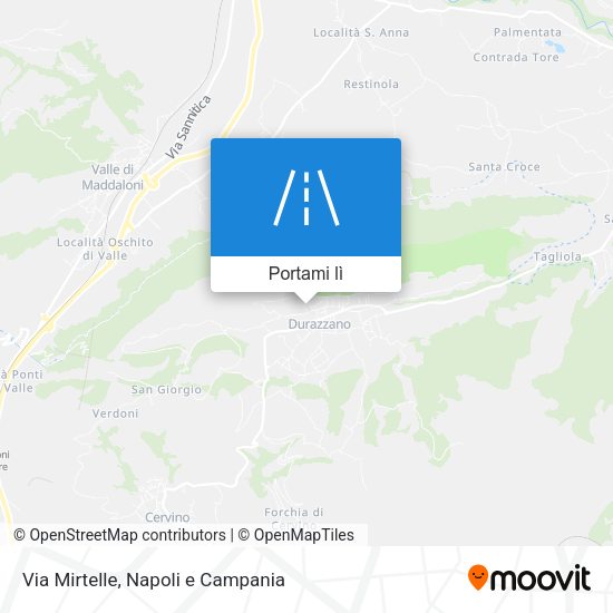 Mappa Via Mirtelle