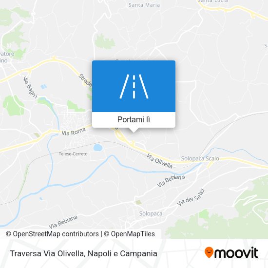 Mappa Traversa Via Olivella