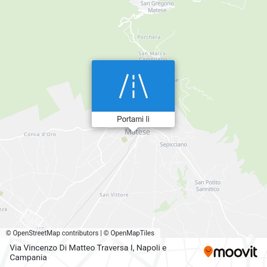 Mappa Via Vincenzo Di Matteo Traversa I